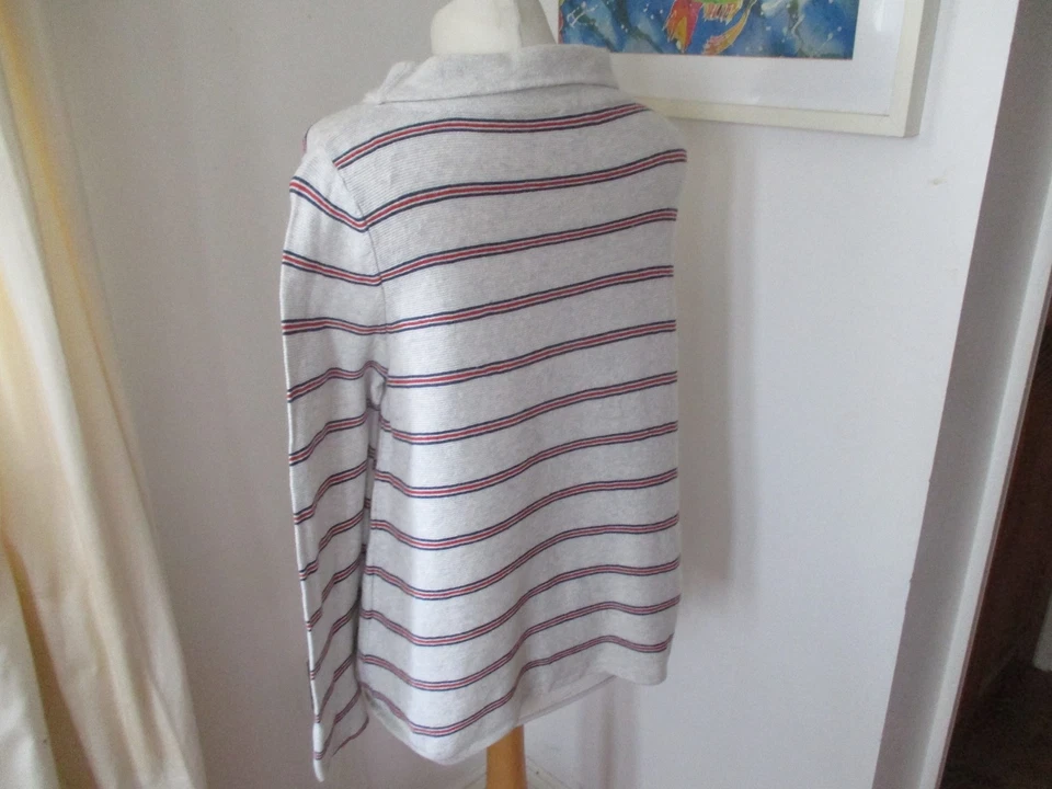 Seasalt between tides jumper cotton knit boat neck roll  striped  14 - Image 3 of 3
