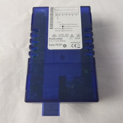 USED | SAIA BURGESS PCD3.W525 I/O MODULE PCD3 SERIES ANALOG W/ GALVANIC ISOLATIO