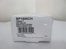 Moen BP1886CH Chrome Triva 9" Hand Towel Bar