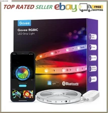 Govee RGBIC LED Strip Lights, Smart LED Lights for Bedroom, Bluetooth LED Lights