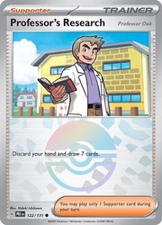 Professor's Research (Poke Ball Pattern) 122/131 Prismatic Evolutions