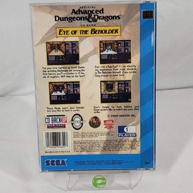 Advanced Dungeons & Dragons Eye of The Beholder (Sega CD, 1994)