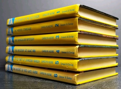 Lot of 6 Nancy Drew Mysteries BooksYellow Flashlight Hardcover - Picture 2 of 13
