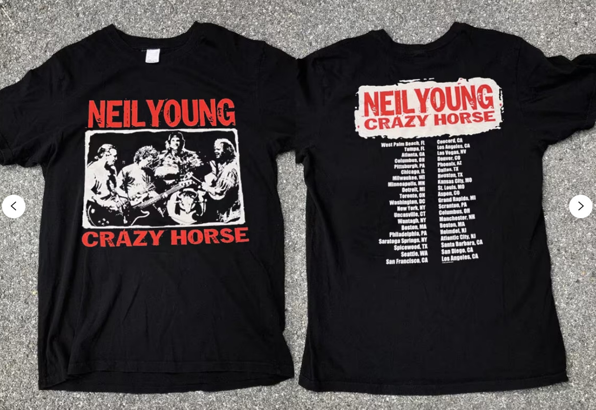 Neil Young Crazy Horse Tour 2003 T-Shirt