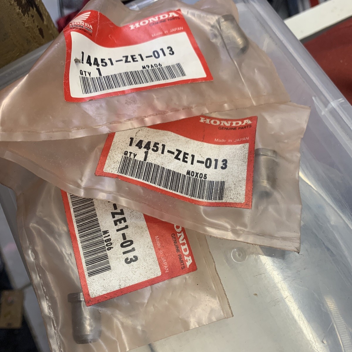 のっつ Lot Of 3 HONDA 14451-ZE1-013 ROCKER ARM NUT Bin X | eBay