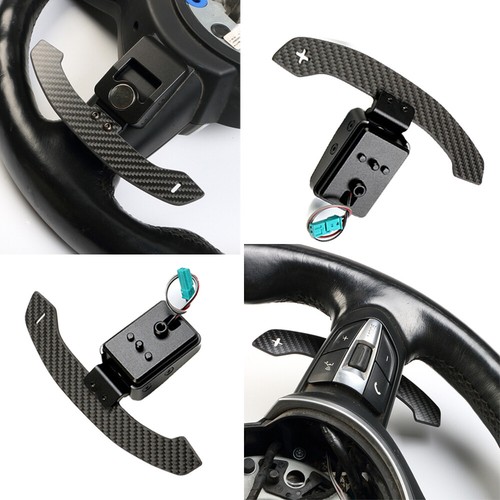 Carbon Fiber Steering Wheel Shift Paddle Shifter for BMW 2019-2023 F92 F93 M8 - Picture 12 of 13