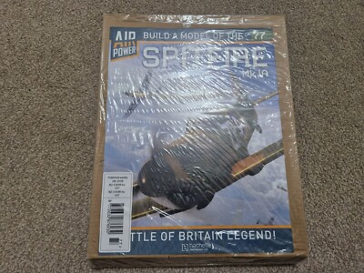 1/18 HACHETTE ISSUE 77 - BUILD A MODEL OF THE SPITFIRE MK 1A PLANE