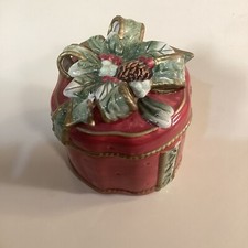 Vintage Fitz and Floyd For All Seasons Holiday Home Ceramic Lidded Candle Cup