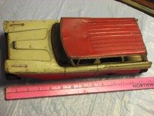 Vintage ATC Made In Japan Tin Friction Ford Fairlane Ranch Wagon