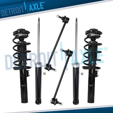 Front Struts Rear Shocks Sway Bars for Jetta Golf Passat Rabbit CC A3 Quattro