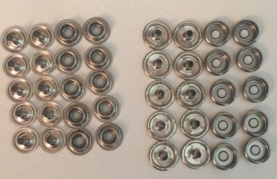 Line 24 Dot Nickel Snap 10 Pack