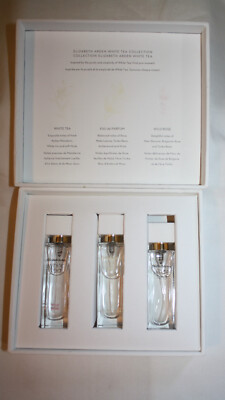 Eizabeth Arden 3 pc Set Mini  White Tea edp, White Tea + Wild Rose edt   NIB
