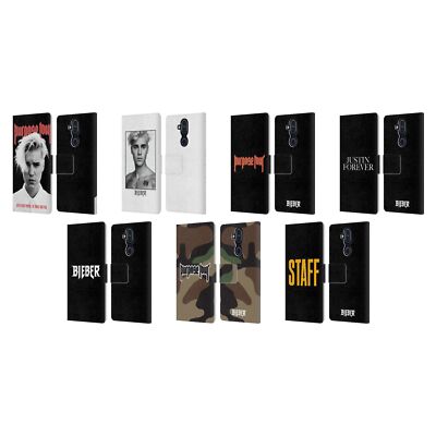 OFFICIAL JUSTIN BIEBER TOUR MERCHANDISE LEATHER BOOK CASE FOR NOKIA PHONES