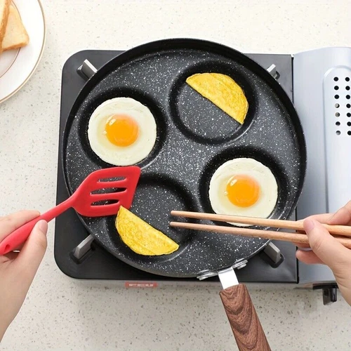 Egg Pan Omelette Pan, 4-Cup Nonstick Granite Omelette Skillet - Pancake Pan - Picture 6 of 10