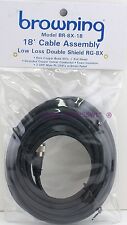Sold by W5SWL Tram Quality 18ft Jumper RG-8X Coax with PL-259 Connectors