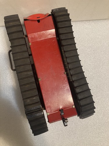 VINTAGE MARX WIND UP TIN TOY PAINTED FARM DIESEL12 TRACTOR WITH TREAD TD18 - Picture 20 of 21