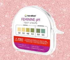 NutraBlast Feminine pH Test Strips 3.0-5.5 (100 Tests) Monitor Intimate Health