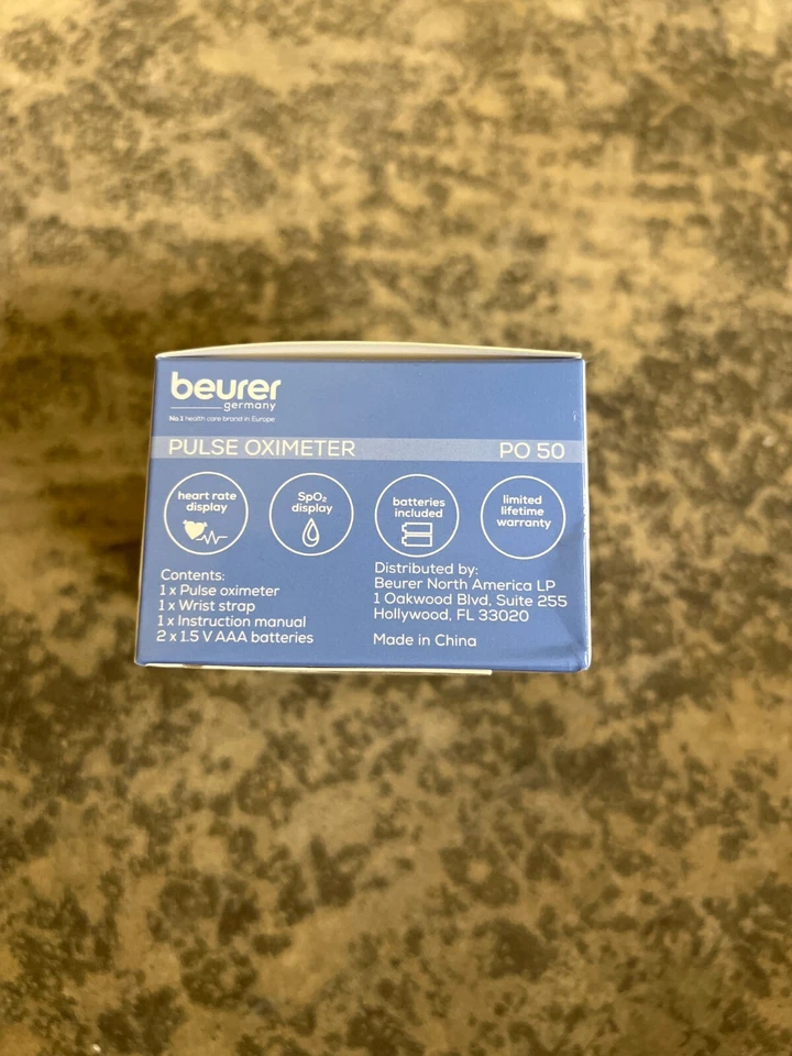 Beurer PO50 Fingertip PULSE OXIMETER, Blood Oxygen Saturation Heart Rate Monitor - Image 2 of 4