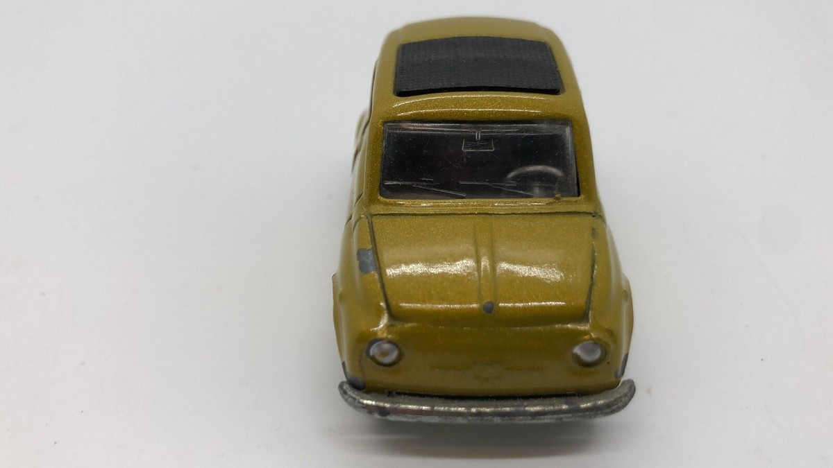 MEBETOYS A-36 FIAT NUOVA 500 GIALLO OCRA METALLIZZATO SCALA