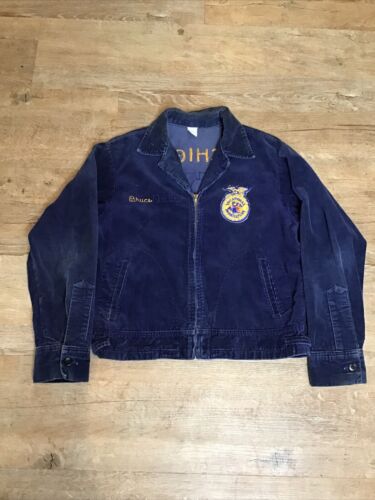 Vintage 1970's FFA Future Farmers Cotton Corduroy 