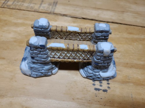 Noma Dickensville Christmas Village - Porcelain Stone Bridge - Mint in Box - Picture 6 of 12