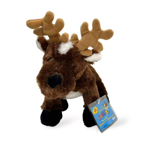 NWT GANZ Webkinz Plush Toy REINDEER HM-137 w/ Sealed Code Tag