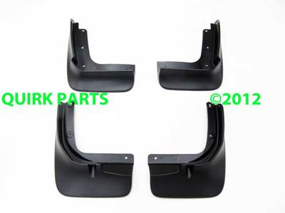 2012-2015 VW Volkswagen Passat Front & Rear Splash Guards Mud Flaps Set OEM NEW 