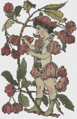 Cross Stitch Pattern by Florashell - Spindle-Berry Fairy