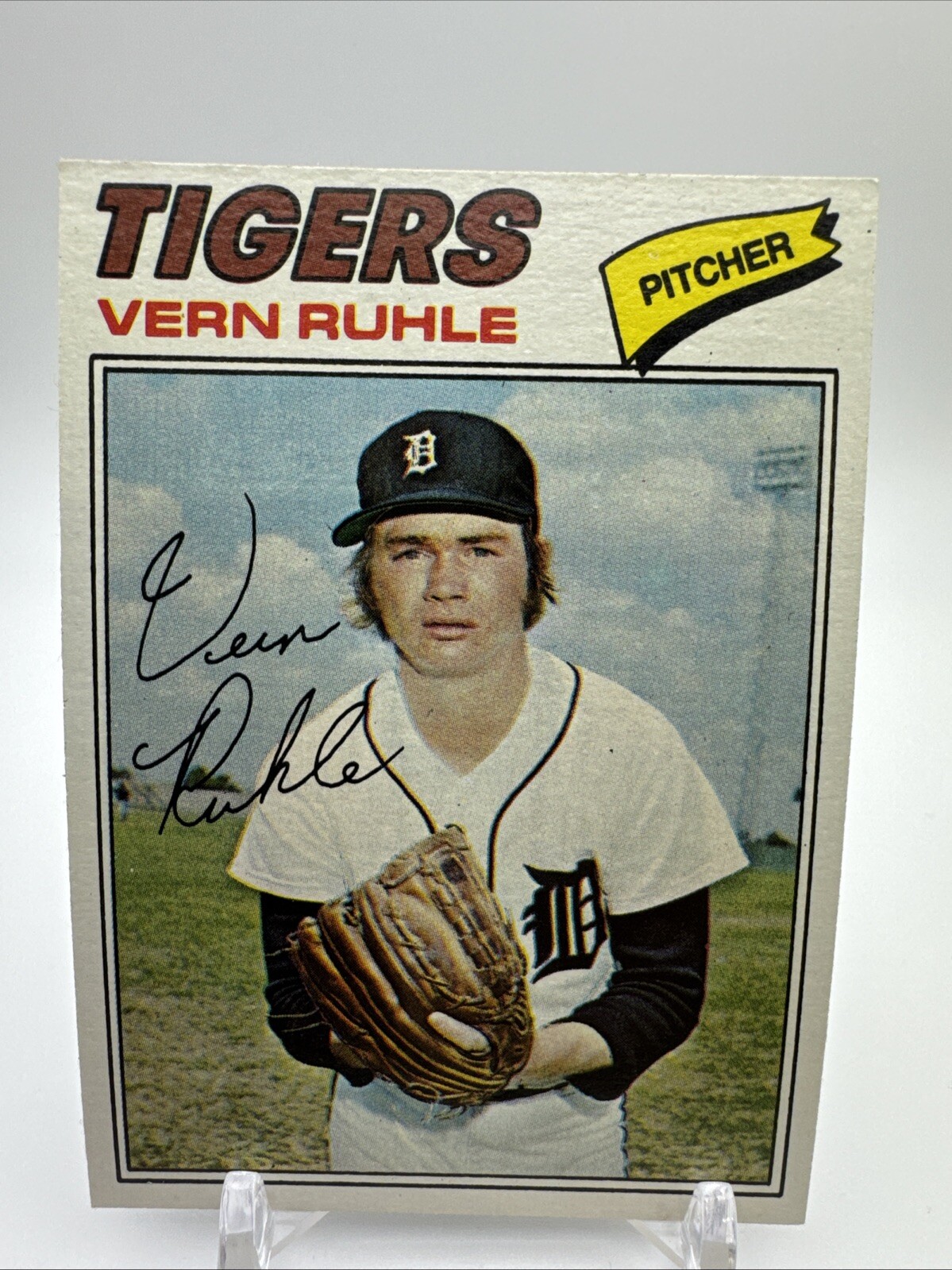 1977 Topps Baseball Vintage #311 Vern Ruhle Tigers