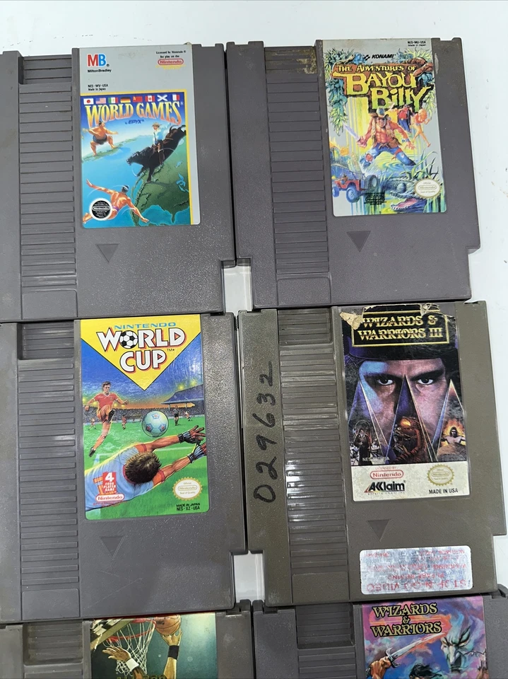 批量 Nes 11 游戏 Millipede Athena 世界运动会 胜输 抽奖 Bayou Billy More — 第 3/4 张图片