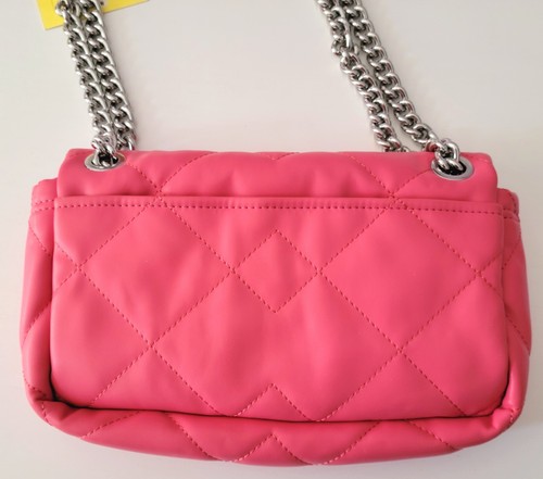 NWT Marc Jacobs Quilted Moto Shoulder Bag in Pink Lemonade - Picture 17 of 18