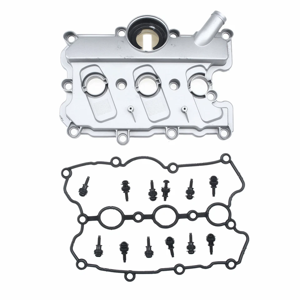 Engine Valve Cover w/ Gasket for Audi A4 A5 A6 Q5 Q7 S4 Volkswagen Touareg Left - Image 2 of 4