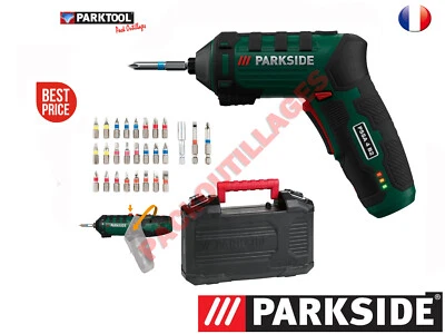 PARKSIDE® Visseuse sans fil PSSA 4 B2, 4 V + 27 pcs (Embouts+porte embouts)
