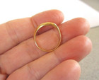 18K 750 Red Spinel Gold Band Ring Size 7.25 [R93] — photo 3