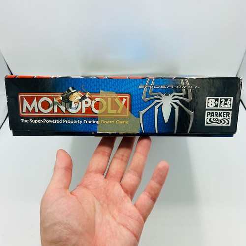 Spider-Man Monopoly Board Game Marvel Hasbro 2007 Complete - Picture 3 of 22