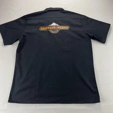 Dickies “Growler Werks” Work Shirt Men’s XL Navy Short Sleeve Button Up Brewery