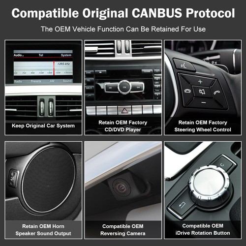 12.3'' Wireless Car Stereo Multimedia Touch Screen For Benz C W204 NTG4.5/4.7 - Picture 9 of 14