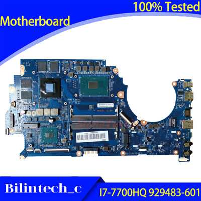 FOR HP OMEN 15-CE TX TPN-Q194 Motherboard I7-7700HQ GTX1050 2GB