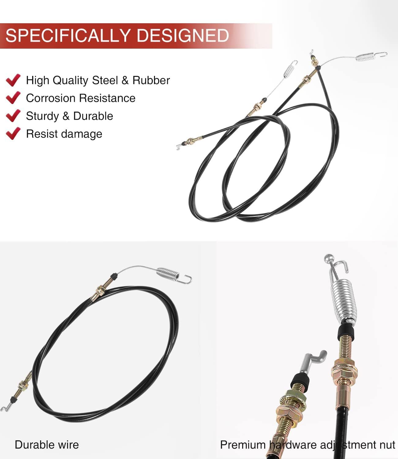 2pcs 2-11082 Shifter Cables for Chuckwagon Trailwagon American Landmaster LM400