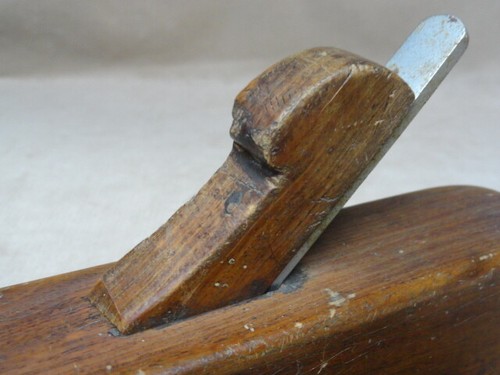 Lignum Vitae Skewed Rabbet Wood Hand Plane Vintage Woodworking Tool NICE One - Picture 8 of 12