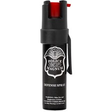 Police Magnum Pepper Spray Self Defense Holder 1 Pack .75oz Pocket Clip Safety