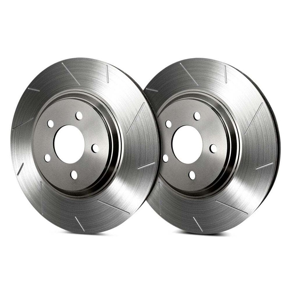 For Dodge Daytona 89-93 SP Performance Slotted 1-Piece Front Brake ...