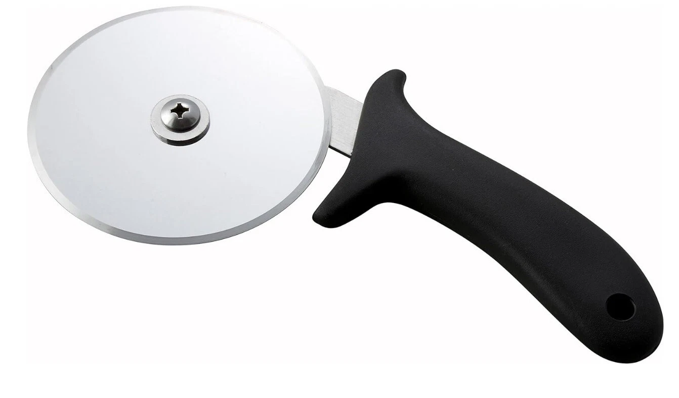 Commercial Pizza Cutter 4 Inch Blade with Handle, Professional Pizza Cutter