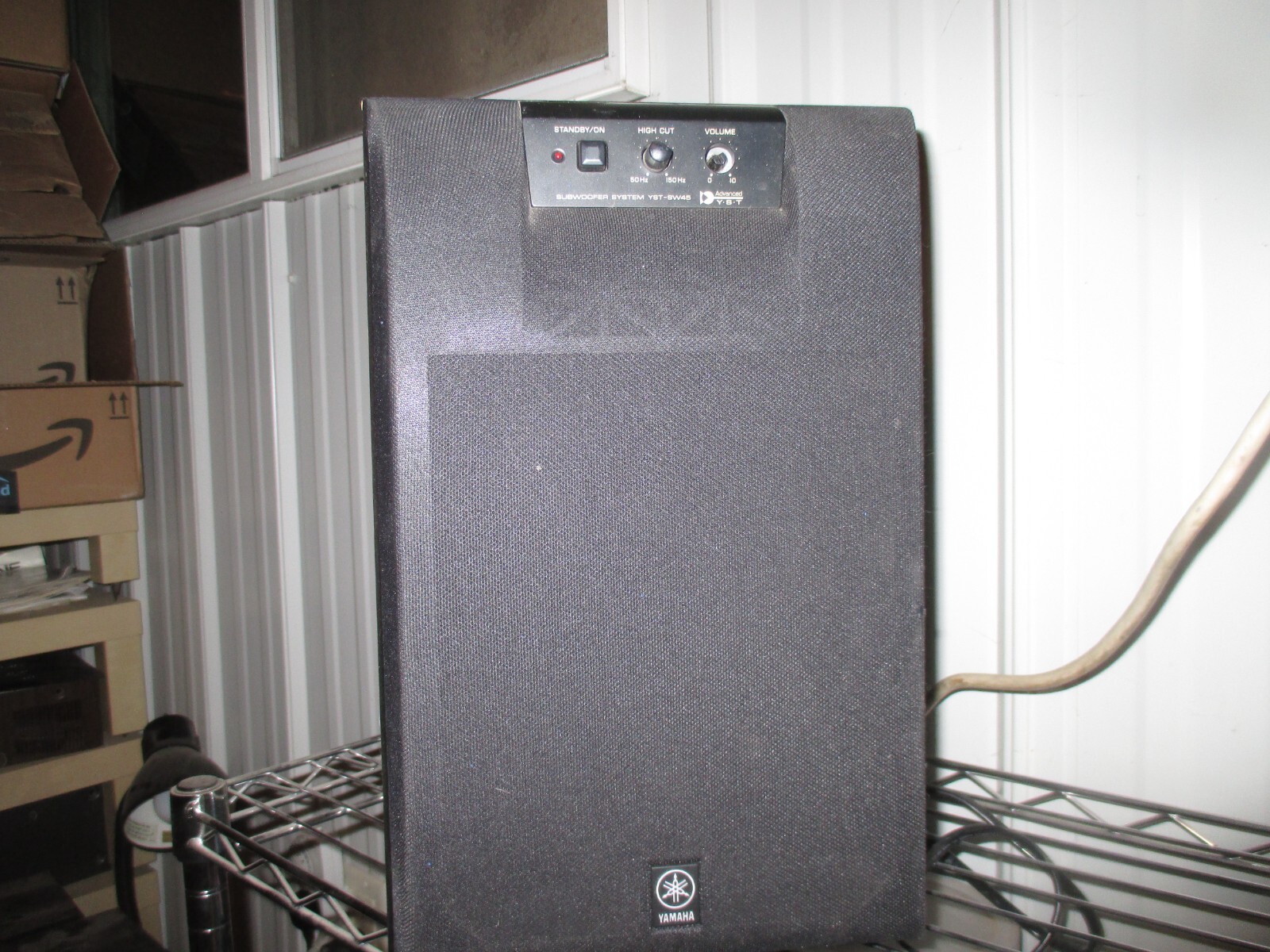 Used Yamaha YSTSW45 Powered Subwoofer 55 Watts eBay