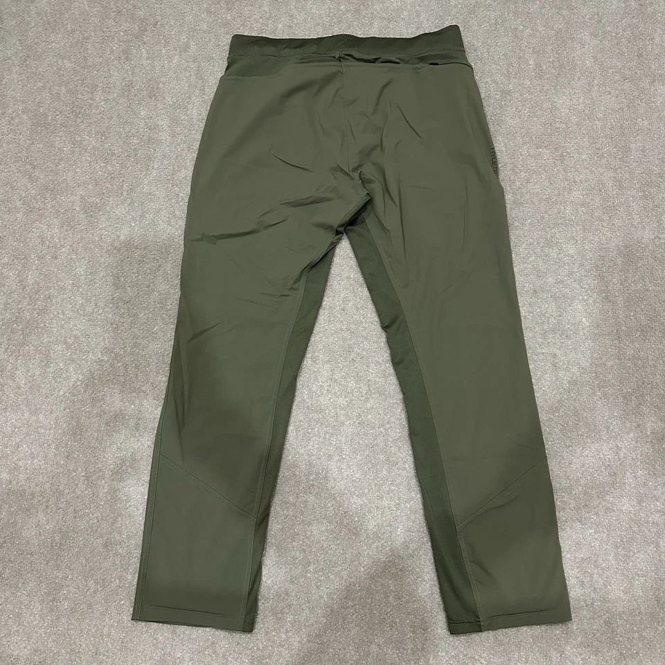 Hylete Ion Men's Medium 32x30 Green Pull On Drawstring Athletic Jogger Pants - Image 2 of 4