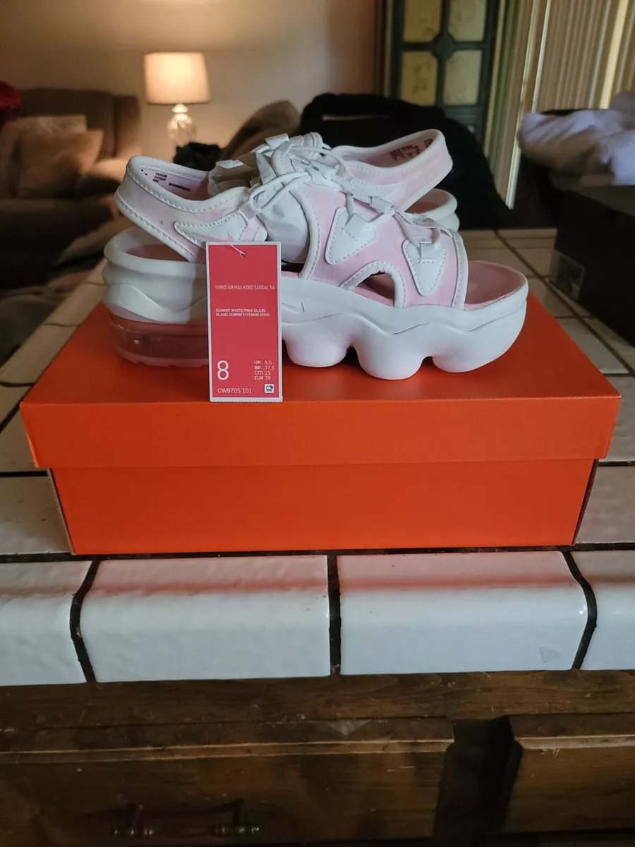 Nike Air Max Koko Womens Sandal Summit White Pink Glaze CI8798-101 Size 8
