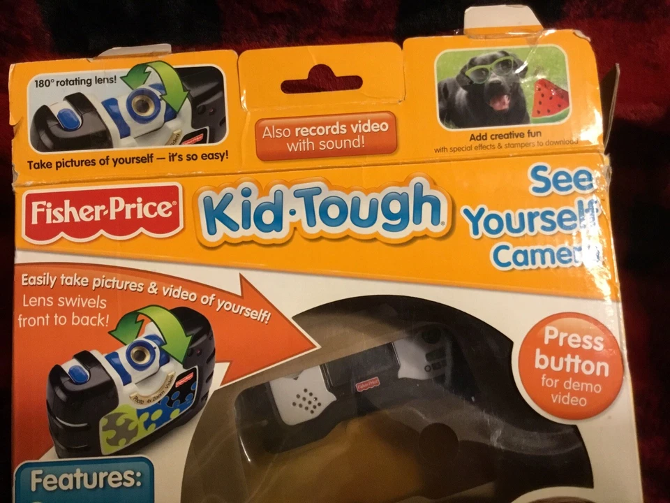 Cámara digital Fisher-Price Toy de colección resistente para niños W1537 Foto 2 de 4