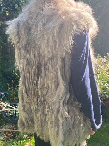 Diane Von Furstenberg fur silk gilet size medium BNWT £890 - Picture 18 of 19