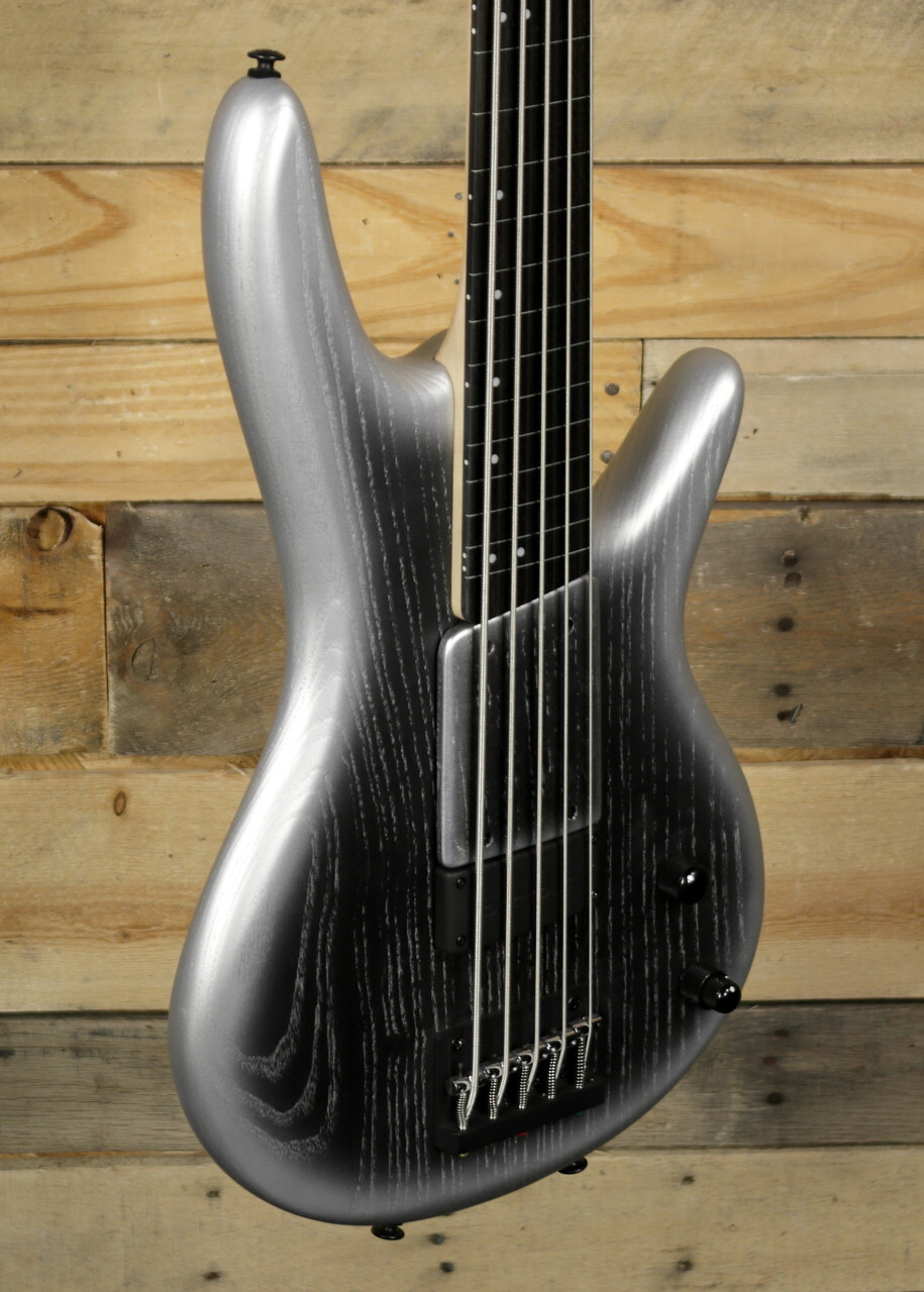 Ibanez Gary Willis - фирменный 5-струнный бас-гитара GWB25TH Silver Wave Burst Flat w/ Gig