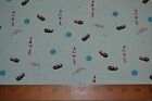Cotton fabric, pale green Asian themed print, 45" x 2 yards